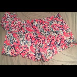 Lilly Pulitzer shorts and matching hat